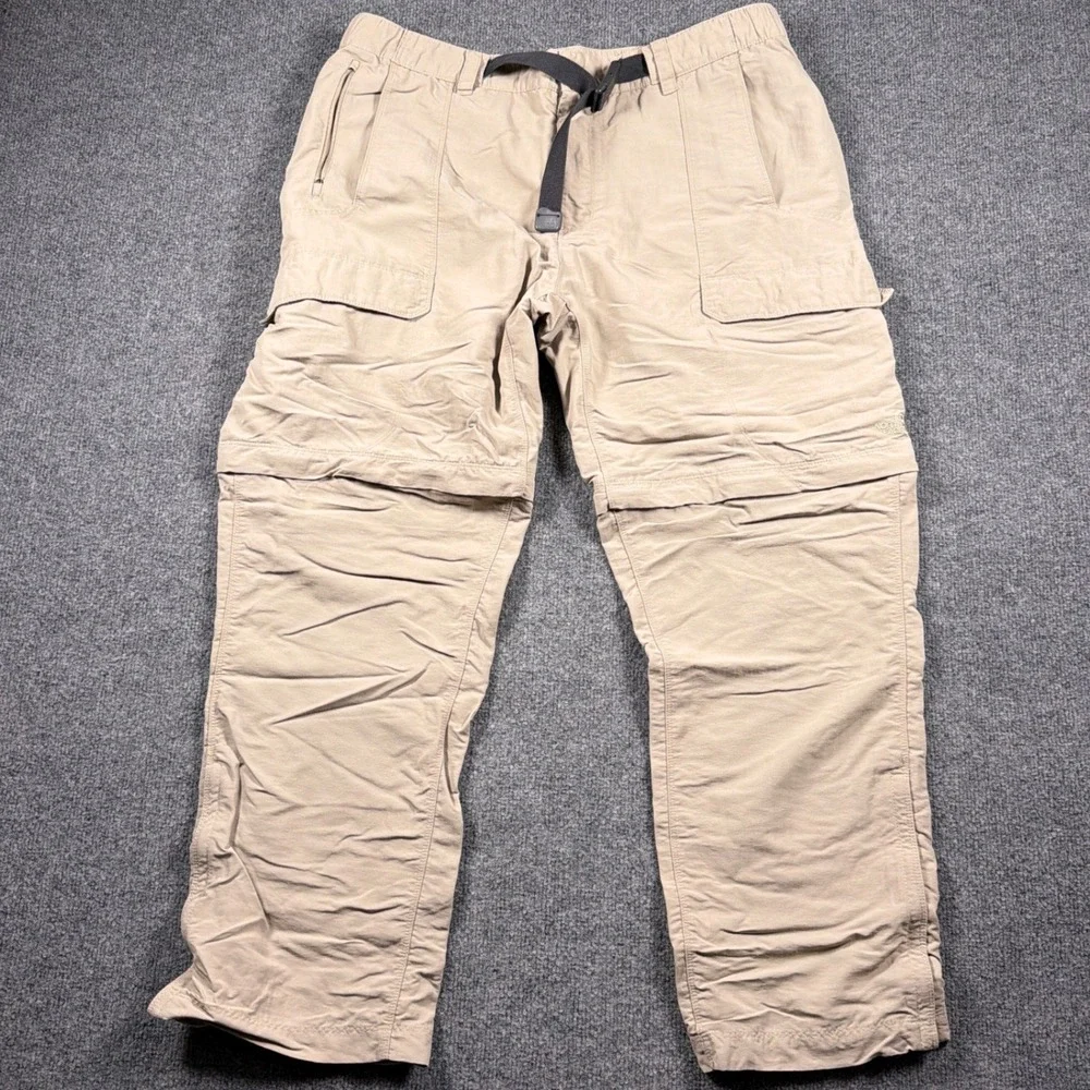 The North Face Convertible Cargo Pants Zip Off Mens XL 38